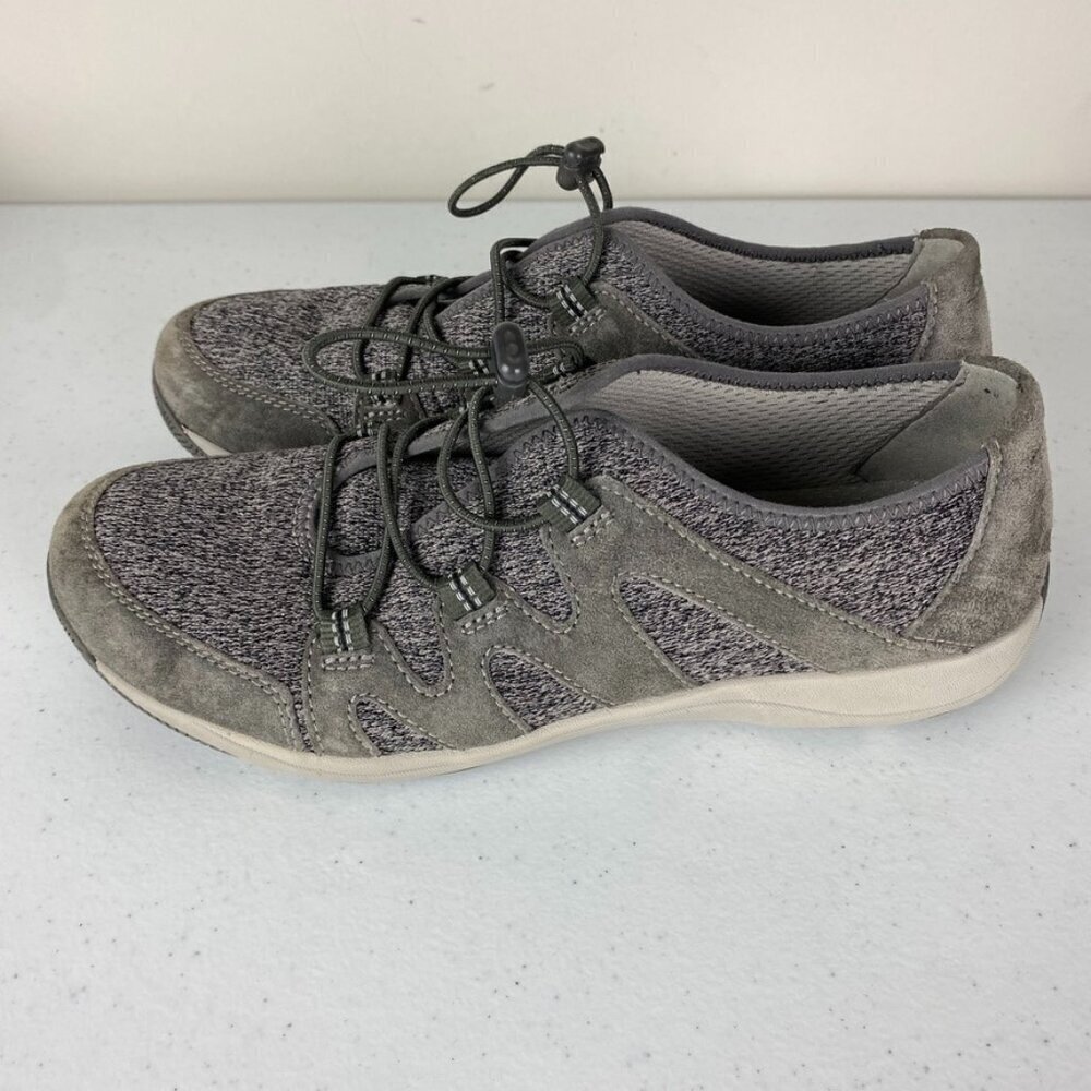 Dansko Holland Suede Bungee Sneakers Shoes‎ Grey Size 40